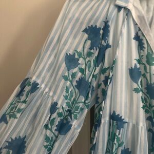 Balloon sleeve oliphant dress - beautiful print. Worn once.